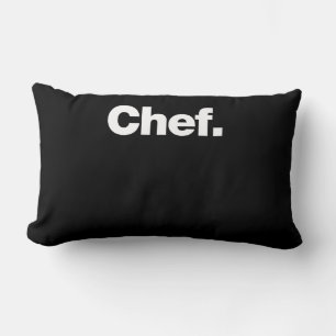 Chef   Funny Quotes About Cooking Gift Lumbar Pillow