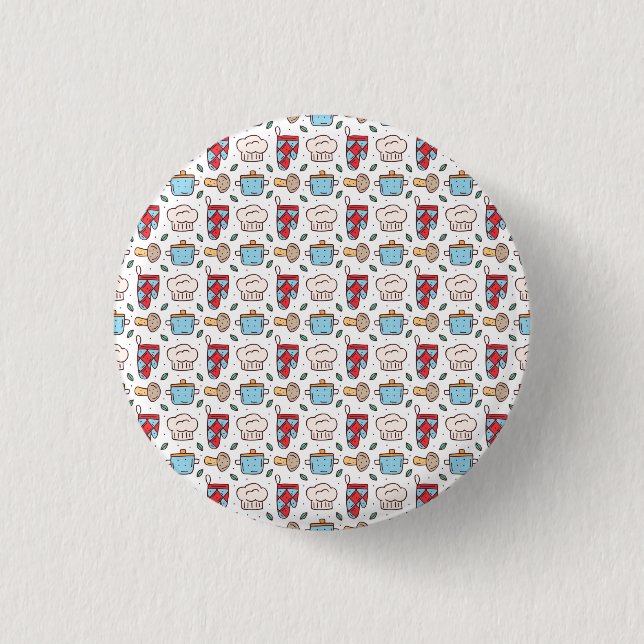 Chef Gift | In The World Is Another Chef 1 Inch Round Button (Front)