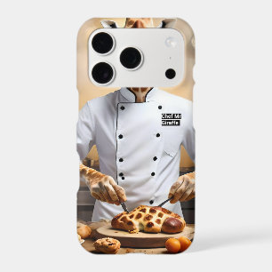 Chef Giraffe Bakes Pastries,