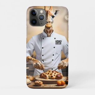 Chef Giraffe Bakes Pastries, iPhone 11 Pro Case