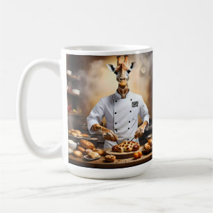 Chef Giraffe Bakes Pastries, Coffee Mug
