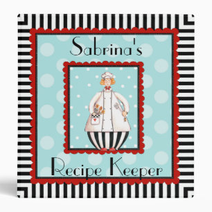 Chef Girl Recipe Keeper - Blonde Binder