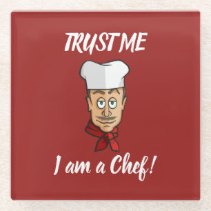 Chef Glass Coaster