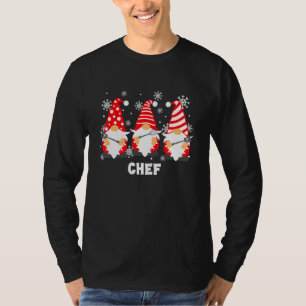 Chef Gnome Matching Family Christmas Holiday Pajam T-Shirt