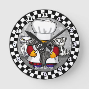 Chef gnome  round clock