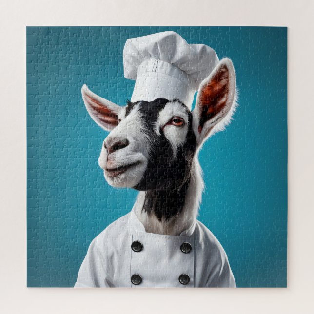 Chef Goat Jigsaw Puzzle (Vertical)