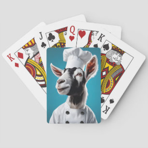 Chef Goat Playing Cards