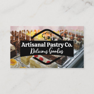 Chef Hat Bakery Pastries Business Card