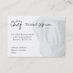 Chef Hat Business Cards