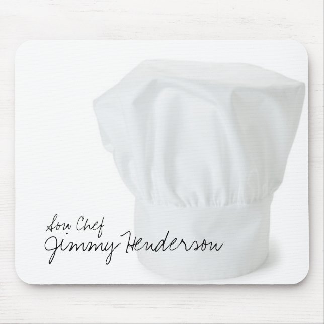 Chef Hat Computer Mousepads (Front)
