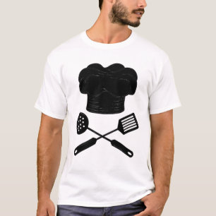 Chef Hat Cooking Utensil Cook Foodie Gourmet Cooki T-Shirt