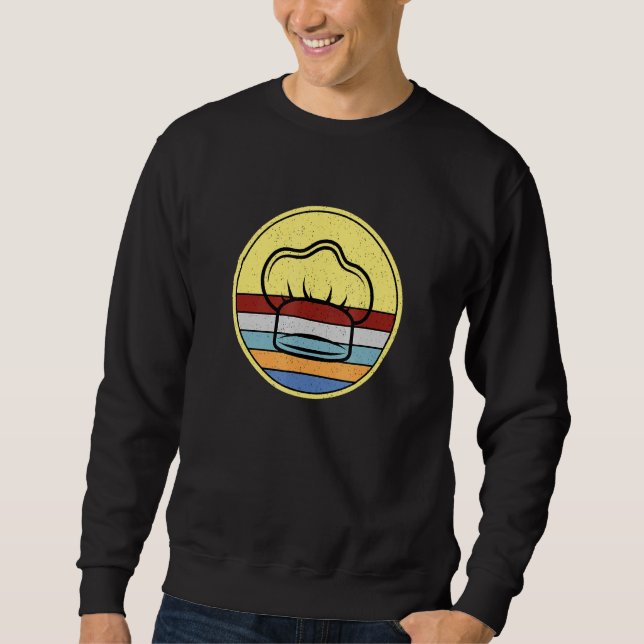 Chef Hat Kitchen Utensils Chef Sweatshirt (Front)