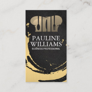 Chef Hat Logo   Kitchen Tools   Culinary Business Card