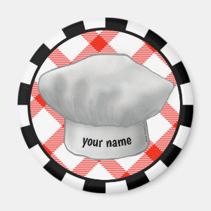 Chef hat magnet