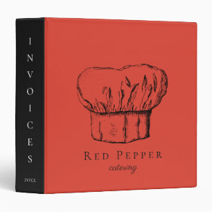 Chef Hat Personalized Binder