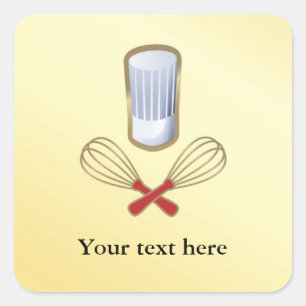 Chef Hat Personalized Labels