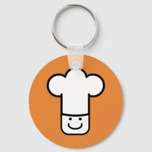 Chef Head Keychain