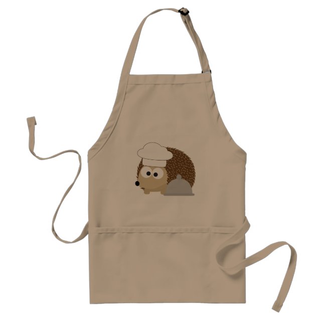 Chef Hedgehog Standard Apron (Front)