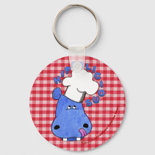 Chef Hippo- Hippolicious Keychain