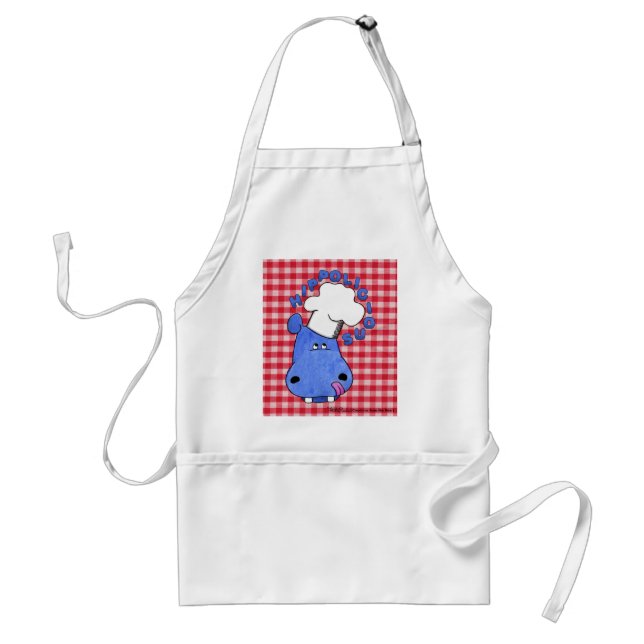 Chef Hippo-Hippolicious Standard Apron (Front)