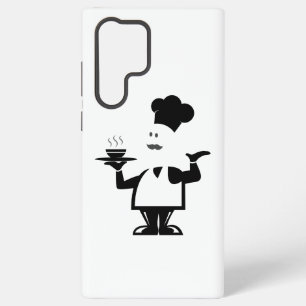Chef holding a bowl of soup Galaxy S22 Ultra Samsung Galaxy Case