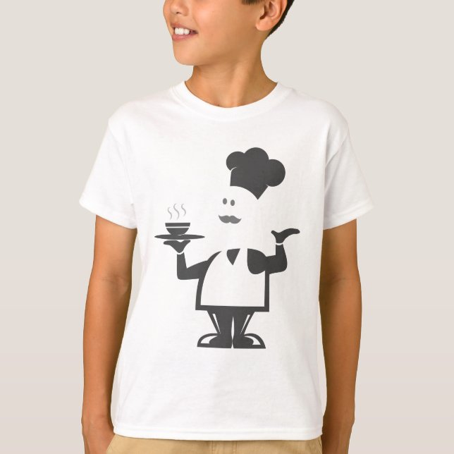 Chef holding a bowl of soup T-Shirt (Front)