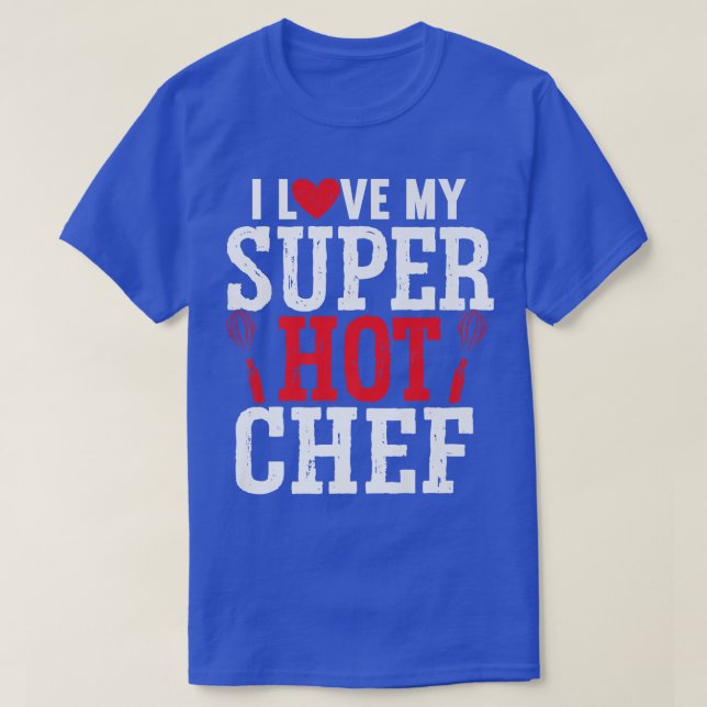 Chef Humor Hot Chef T-Shirt (Design Front)