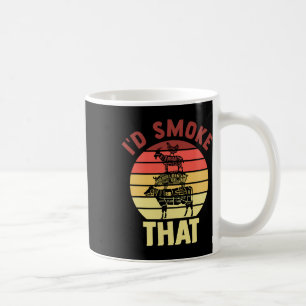 Chef I'd Smoke That Grilling Dad Mom Bbq Party Smo Coffee Mug