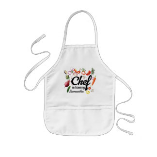 Chef In Training Vegetables Kids Apron