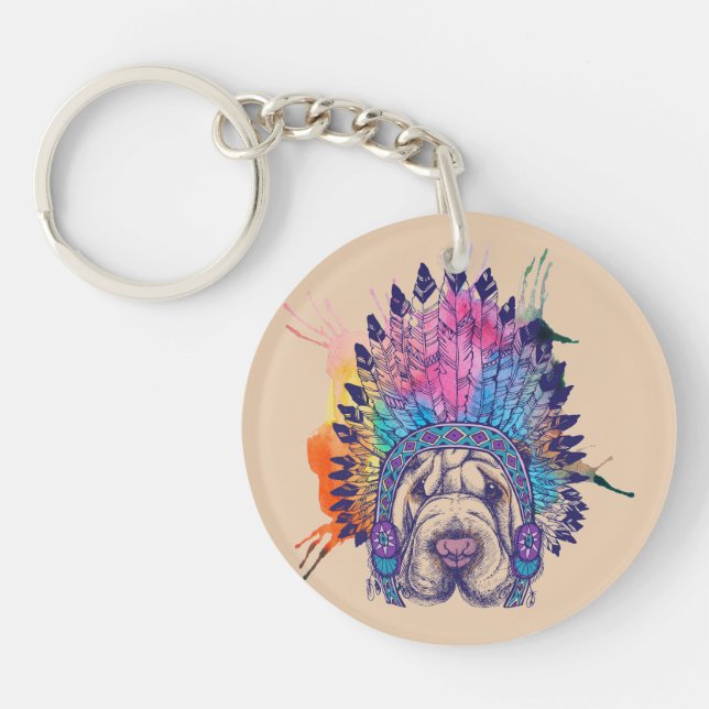 Chef indien indigène de Sharpei (Devant)