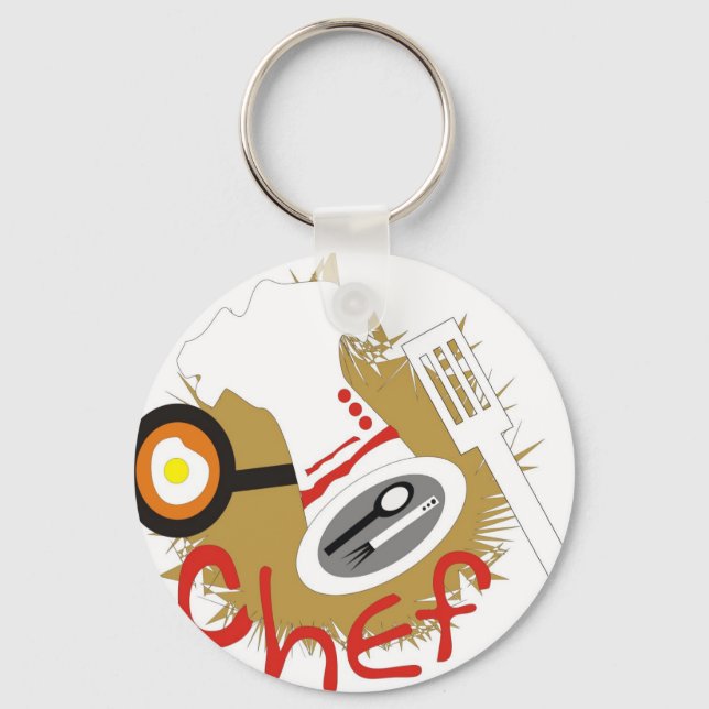 CHEF KEYCHAIN (Front)