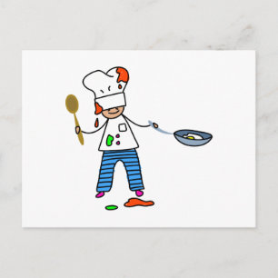 Chef Kid Postcard