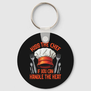 Chef Kiss Cooking Enthusiast Grilling Smoking Keychain