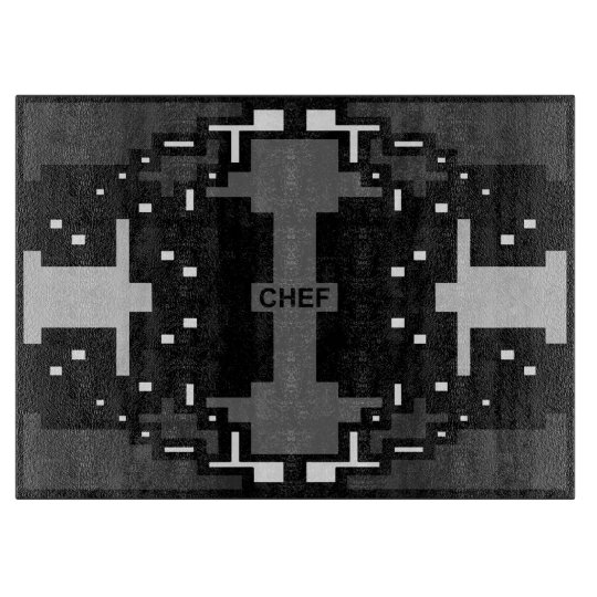 CHEF Kitchen Cutting Board-Home-Black/White/Grey Cutting Board