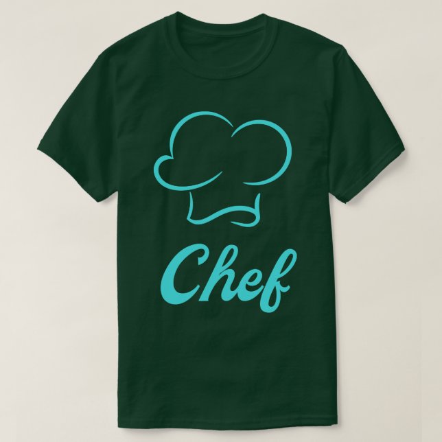 Chef Kitchen Hat Cooking T-Shirt (Design Front)