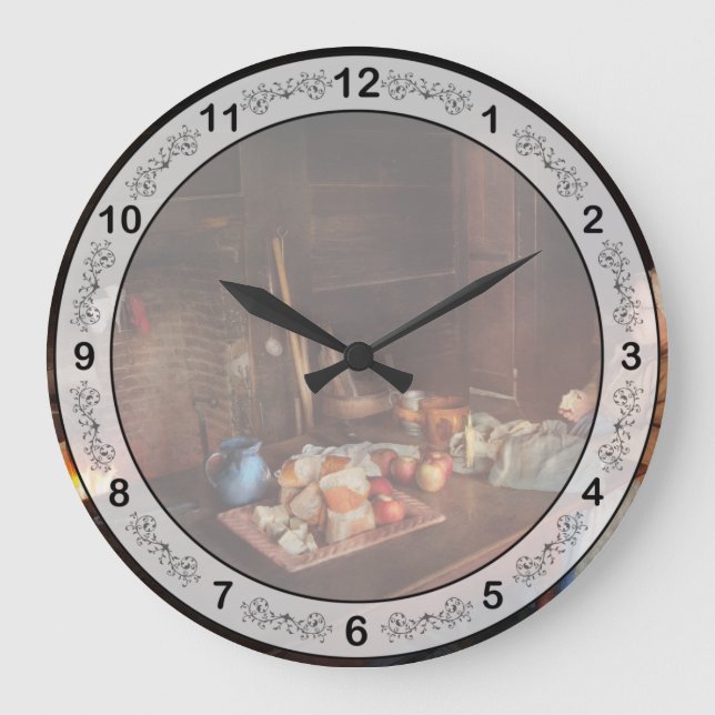 Chef - Kitchen - Maud  Large Clock (Front)