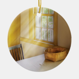 Chef - Kitchen - The empty basket Ceramic Ornament