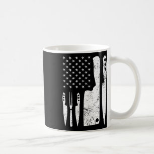 Chef Knife Patriotic Easter Us Flag Coffee Mug