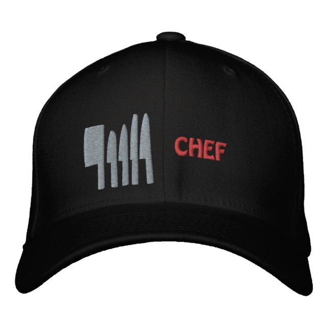 Chef Knives Embroidered Cap (Front)