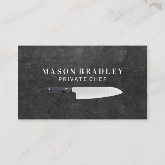 Chef Knives | Slate Business Card