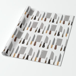 Chef Knives Wrapping Paper