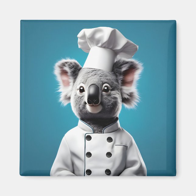 Chef Koala Magnet (Front)