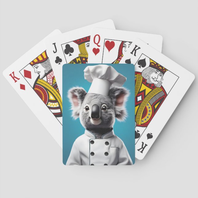 Chef Koala Playing Cards (Back)