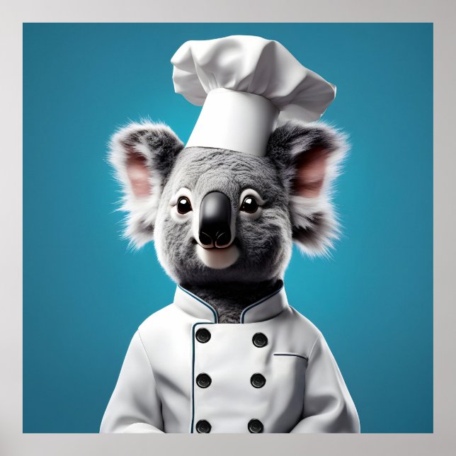 Chef Koala Poster (Front)