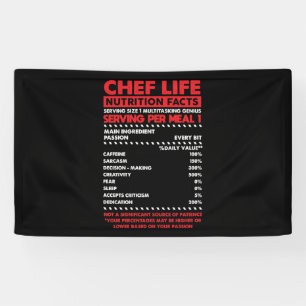 Chef Life Nutrition Facts Banner