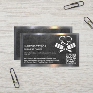 Chef Logo   QR Code   Culinary Business Card