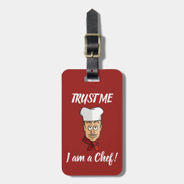 Chef Luggage Tag (Front Vertical)