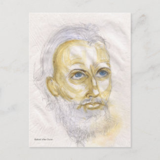 Chef masculin après Durer, carte postale