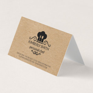 Chef   Natural Business Card