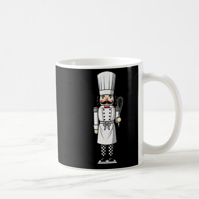 Chef Nutcracker Cook Hat Xmas  Coffee Mug (Right)